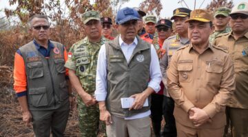 Turun ke Jambi, Menhut Raja Antoni Cek Eksekusi Perintah Presiden Prabowo soal Karhutla